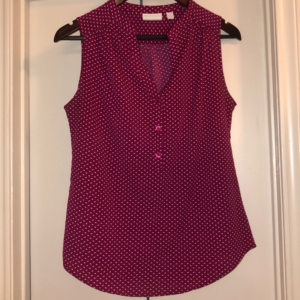 NY&Co, hot pink sleeveless top